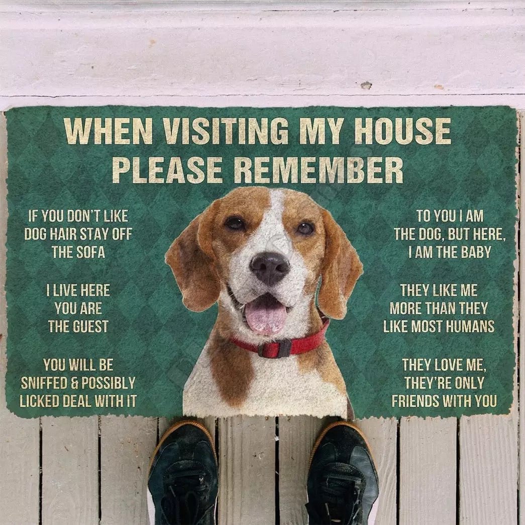 Beagle funny doormat