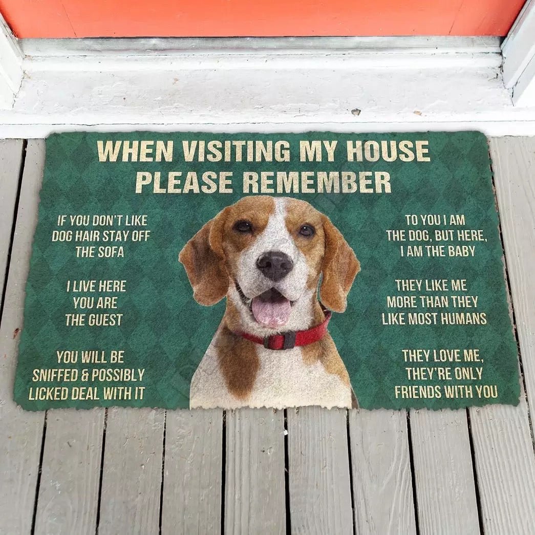 Beagle funny doormat