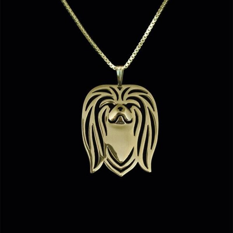 New Cute Pekingese Pendant & Chain !