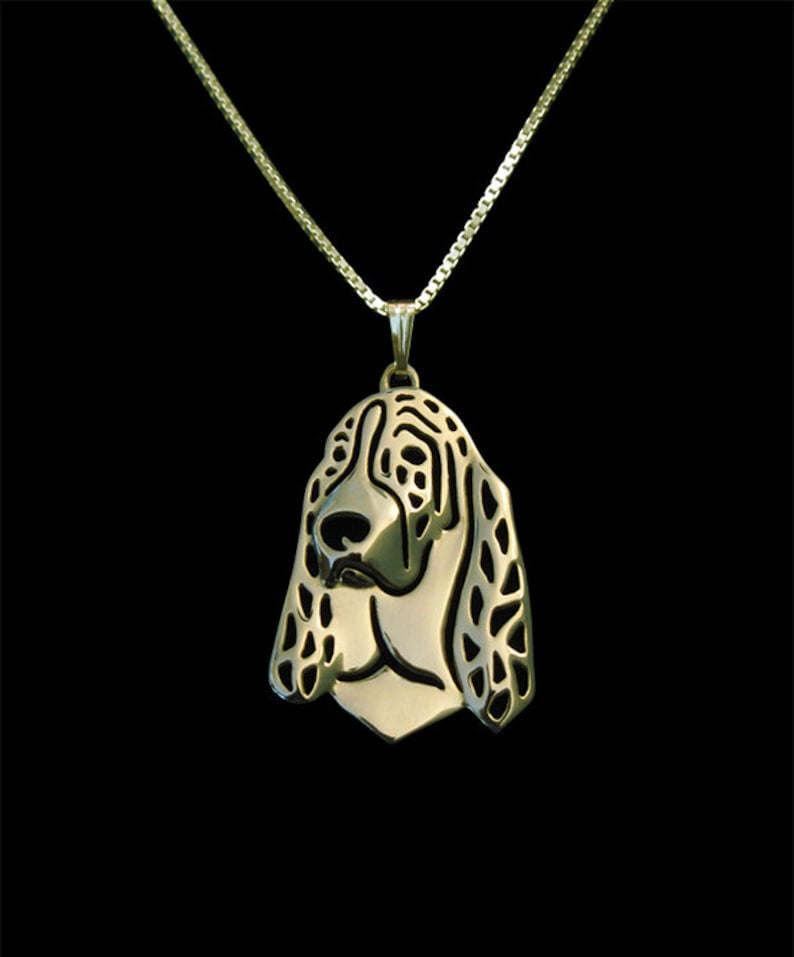 New Cute Bloodhound Pendant & Chain !
