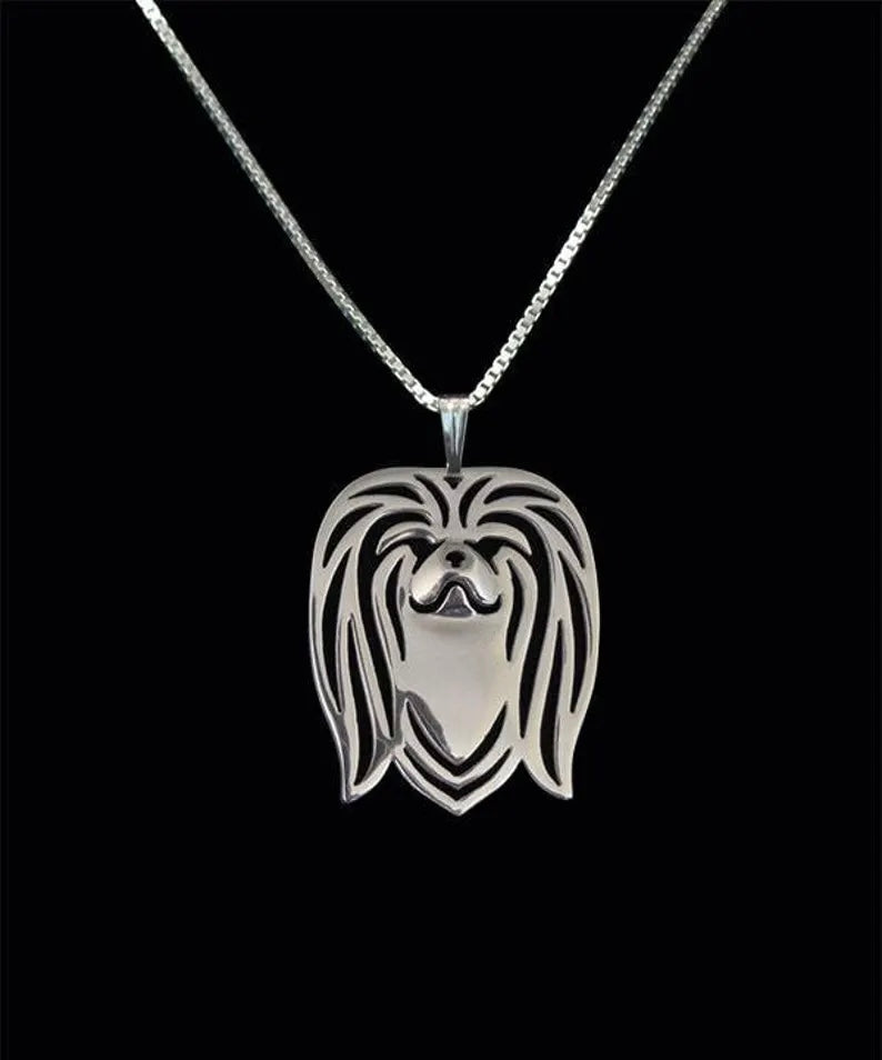 New Cute Pekingese Pendant & Chain !