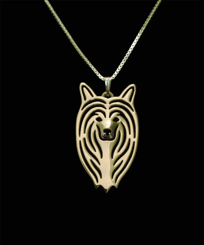 New Cute Chinese Crested Pendant & Chain !