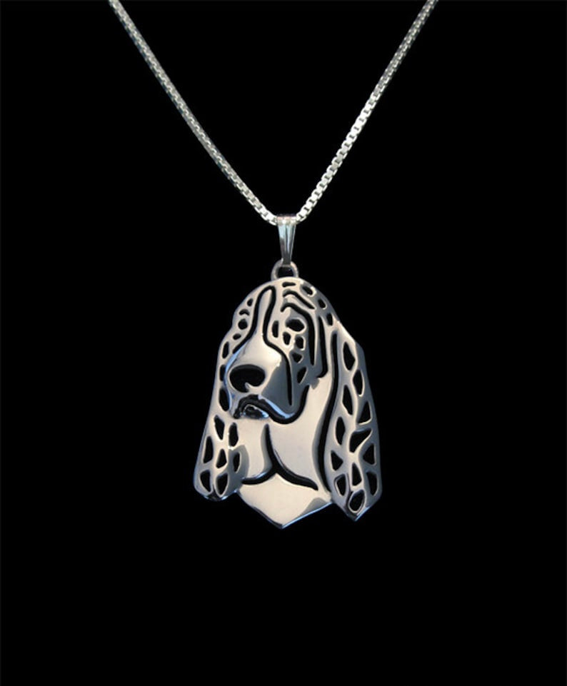 New Cute Bloodhound Pendant & Chain !